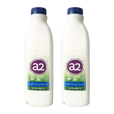 A2 鲜奶 1L 2瓶包邮