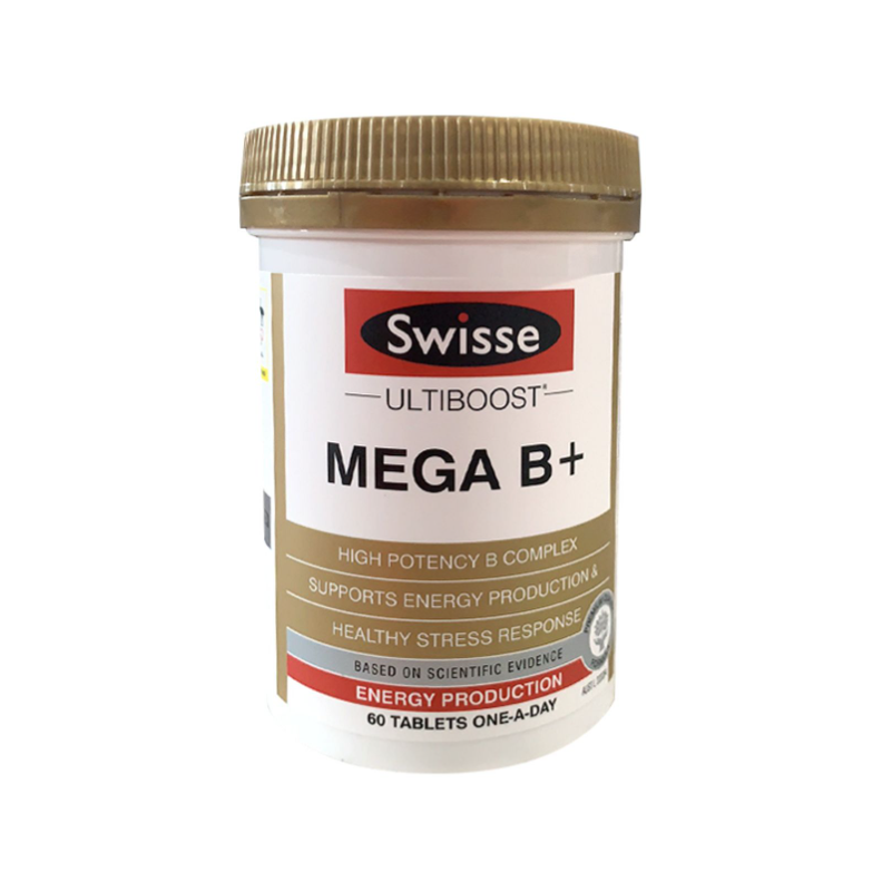 Swisse MEGA B+ 维生素B族 60粒